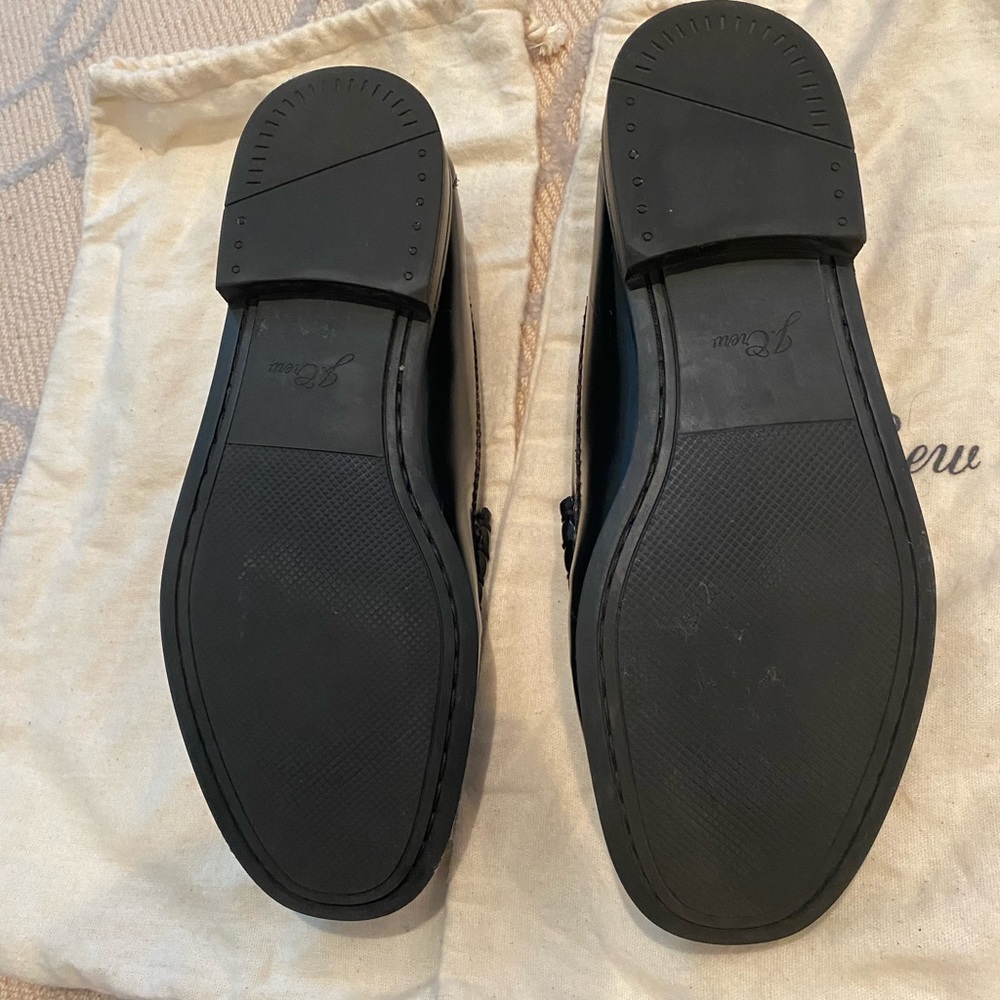 J. Crew Black Leather Penny Loafers - Picture 7 of 8